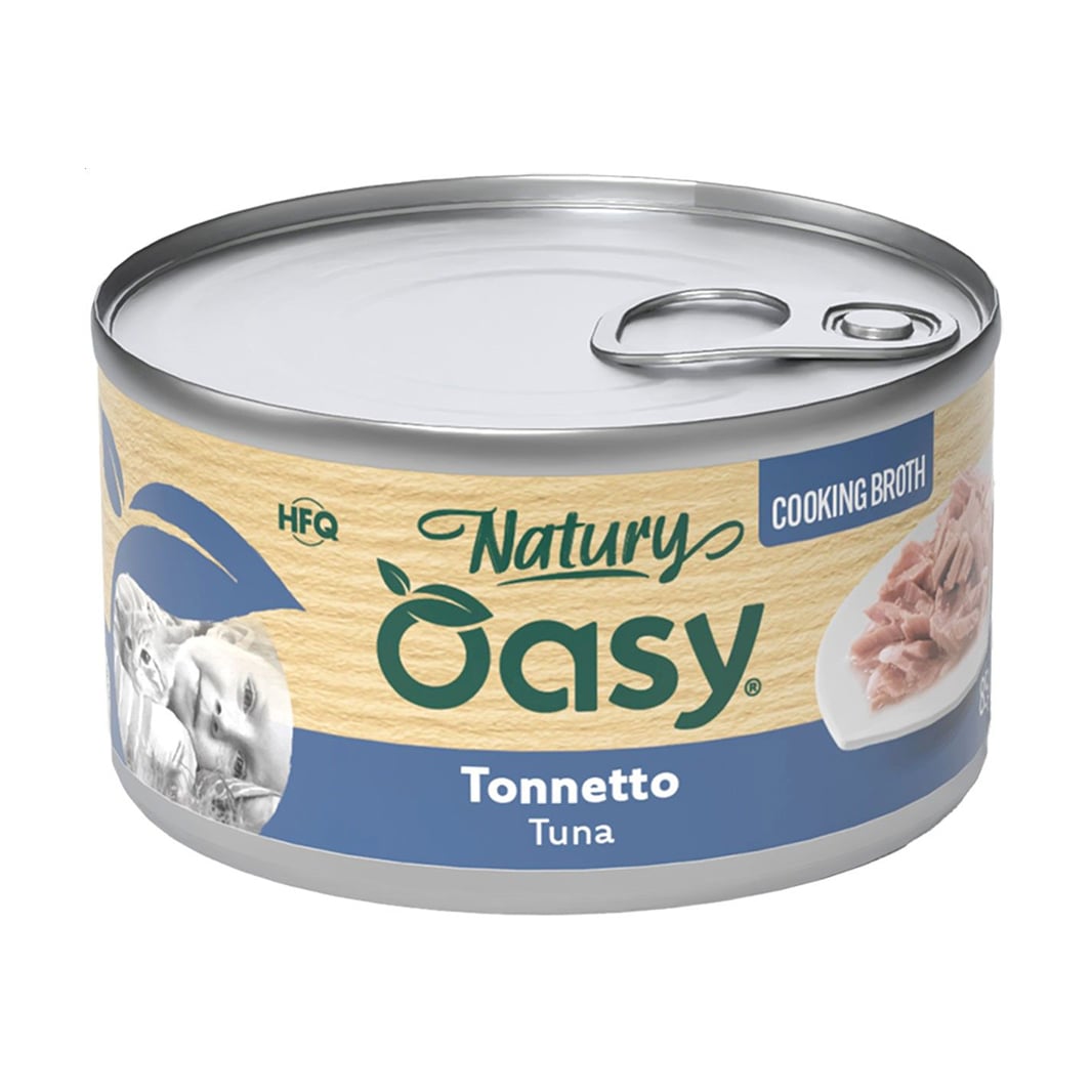 Вологий корм для котів Oasy Natury з тунцем в желе, 85 г